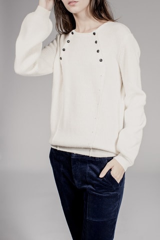 Camisola de lã e caxemira Mangue Cru