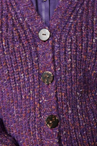 Casaco de malha Moulina - Violeta