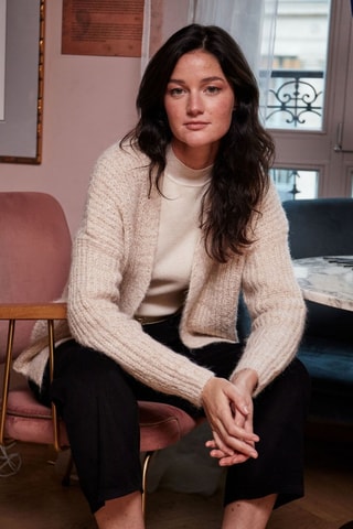 Casaco de malha Maylone - Bege