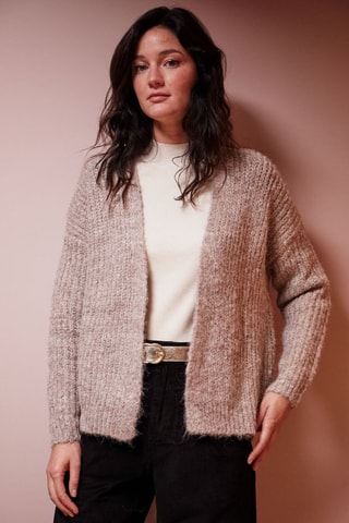 Casaco de malha Maylone - Toupeira