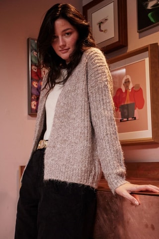 Casaco de malha Maylone - Toupeira