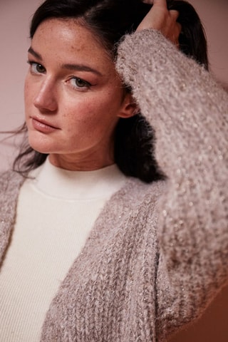 Casaco de malha Maylone - Toupeira
