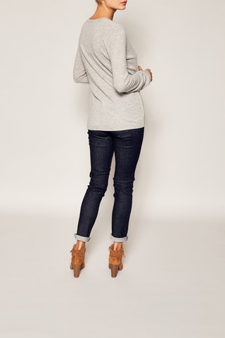 Casaco de lã e caxemira Cinzento-claro