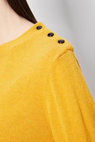 Casaco de malha em lã e caxemira Michigan - Camel