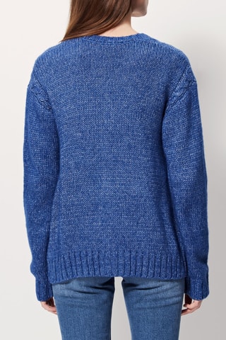 Casaco de malha Midland Azul rei mesclado