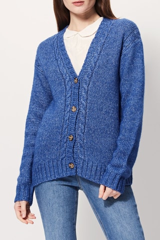 Casaco de malha Midland Azul rei mesclado