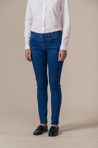 Calças de ganga slim Papillon Azul