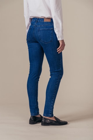 Calças de ganga slim Papillon Azul