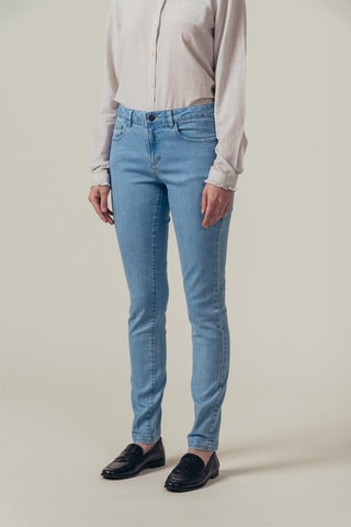 Calças de ganga slim Papillon Azul