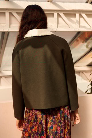 Sobretudo em lã Vassil - Caqui