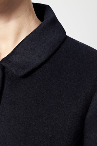 Manteau en laine Loyal - Bleu marine