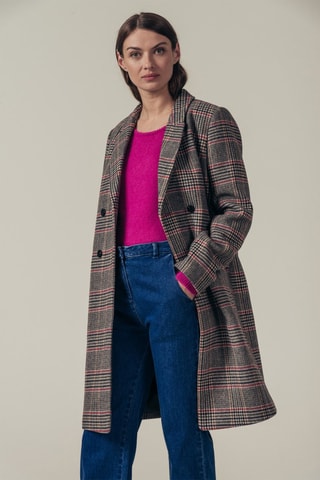 Manteau en laine Louisiane - Gris