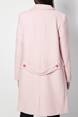 Manteau en laine Louisiane - Rose