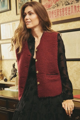 Colete Venise - Bordô