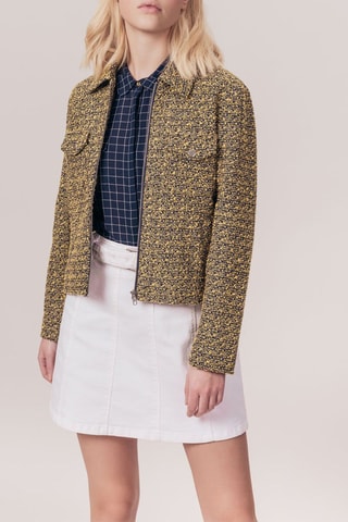 Veste Vanel - Moutarde et bleu marine