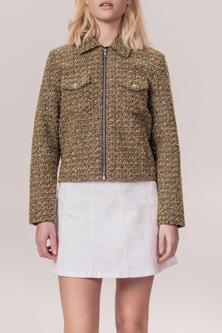 Veste Vanel - Moutarde et bleu marine