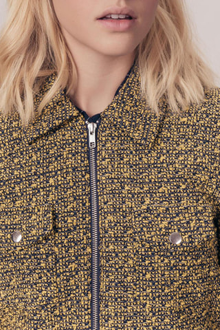 Veste Vanel - Moutarde et bleu marine