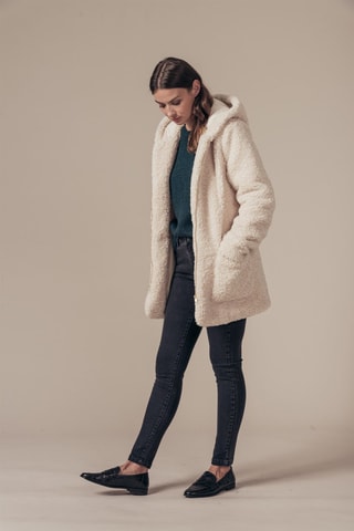 Veste à capuche Luce - Ecru