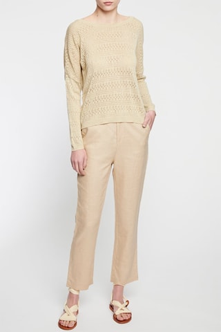 Top em fibras de bambu - 
Bege