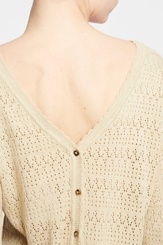 Top em fibras de bambu - 
Bege