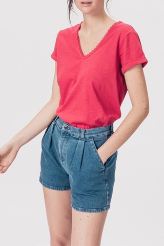 Top Afro Vermelho-mesclado