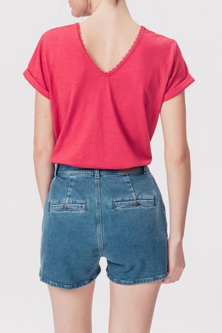 Top Afro Vermelho-mesclado