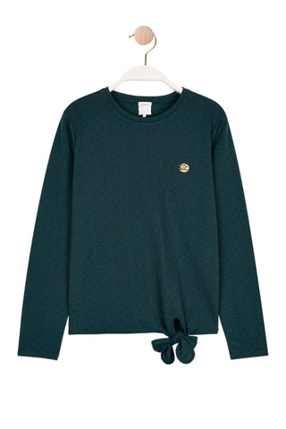 Top atado Anasty Azul-pato