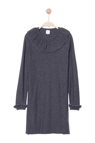 Vestido-camisola Risby Cinzento escuro mesclado