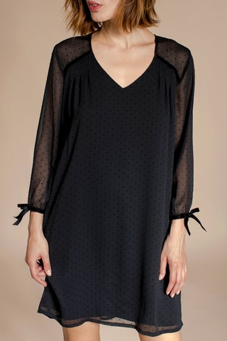 Robe trapèze Roukine - Noir