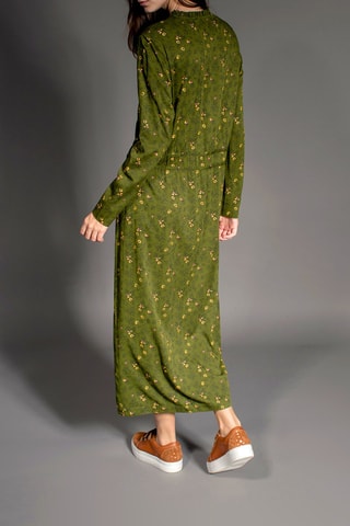 Vestido comprido Rosalia Caqui