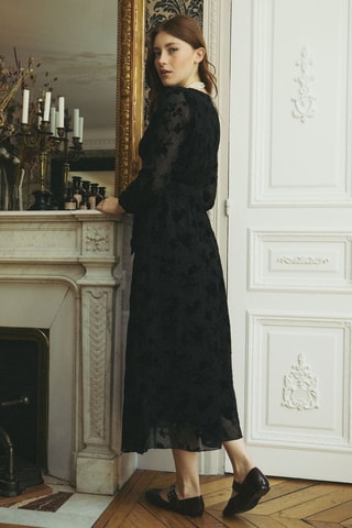 Vestido comprido Ruth - Preto