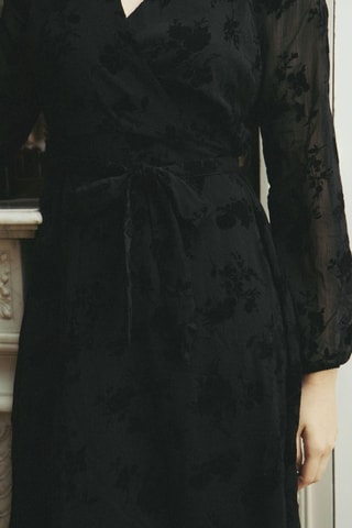 Vestido comprido Ruth - Preto