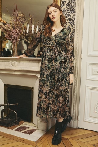 Robe midi Rachelle - Vert