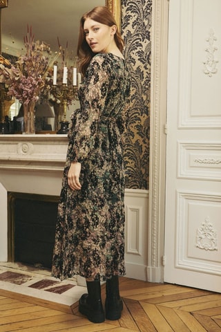 Robe midi Rachelle - Vert