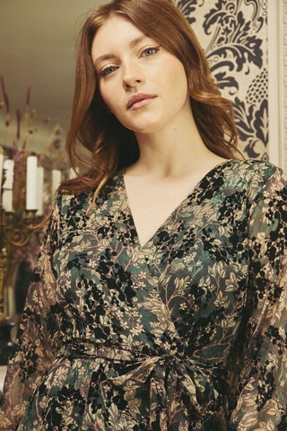 Robe midi Rachelle - Vert