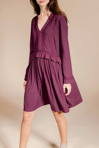 Vestido estilo patinadora Rosabella Malva