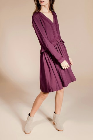 Vestido estilo patinadora Rosabella Malva