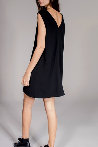 Vestido direito Rafine Preto