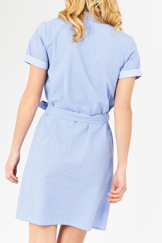 Vestido camisa Azul-celeste