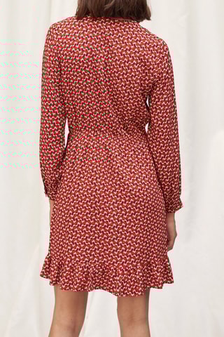 Vestido florido Vermelho