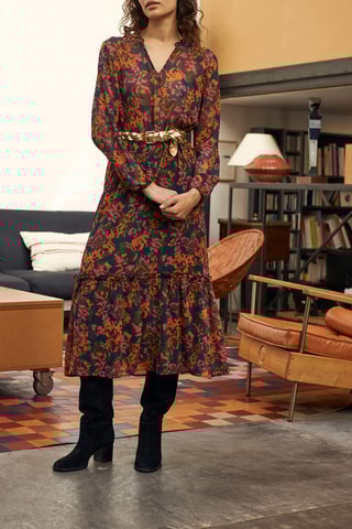 Vestido comprido Ruivo