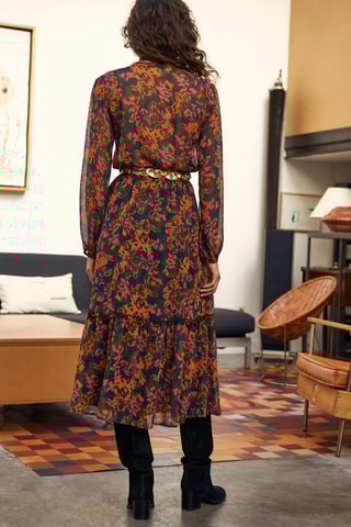 Vestido comprido Ruivo