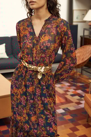 Vestido comprido Ruivo