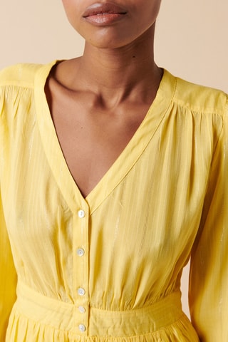 Vestido direito - 
Amarelo