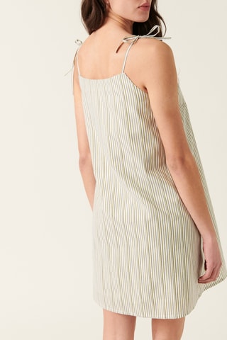 Vestido direito - 
Caqui