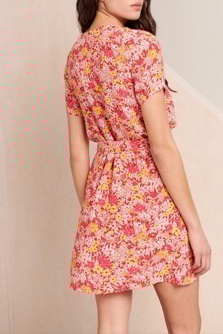 Vestido direito - 
Rosa