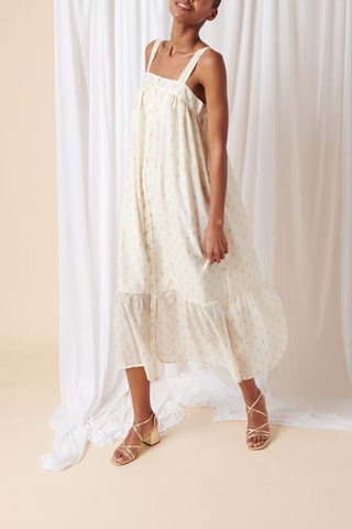 Vestido comprido - 
Branco