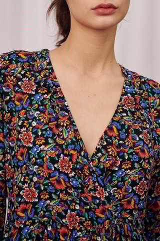 Vestido estilo patinadora - 
Vermelho e preto