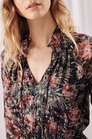 Vestido midi - 
Preto