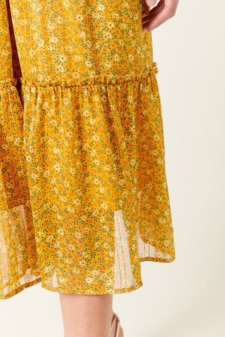 Vestido comprido - 
Amarelo